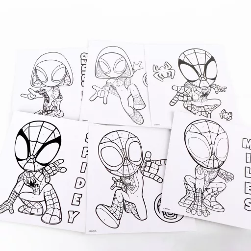 Pókember Spidey Friends számos kifestő szett