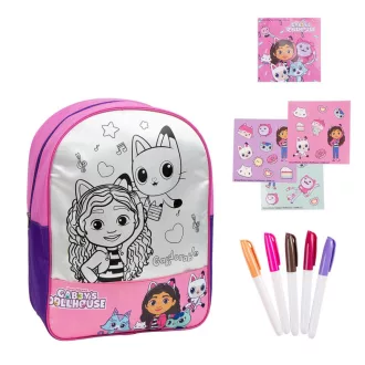 Gabi babaháza Gabdorable színezhető hátizsák, táska 38cm
