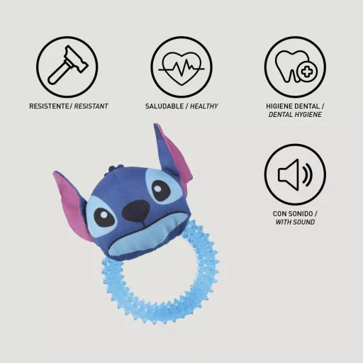 Disney Lilo és Stitch, A csillagkutya Alien sípoló TPR kutyajáték 20cm