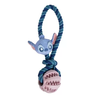 Disney Lilo és Stitch, A csillagkutya Alien kötél kutyajáték TPR labdával 24cm
