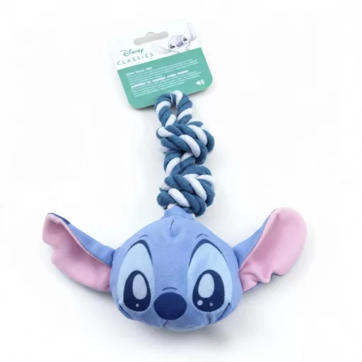 Disney Lilo és Stitch, A csillagkutya Cute sípoló kötél kutyajáték 30cm