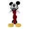 Disney Mickey Smile sípoló kötél kutyajáték 27cm
