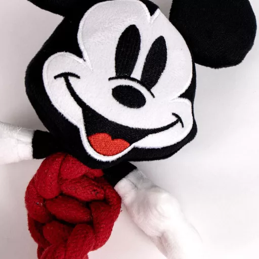 Disney Mickey Smile sípoló kötél kutyajáték 27cm
