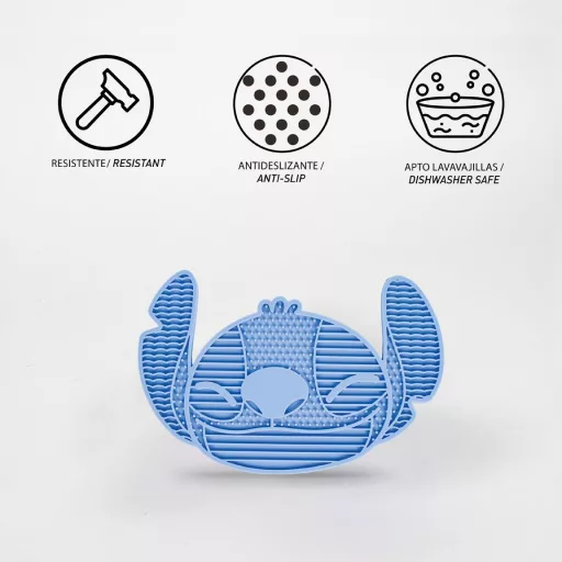 Disney Lilo és Stitch, A csillagkutya Blue szilikon etetőszőnyeg 24cm