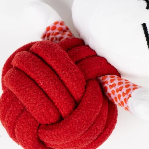 Hello Kitty Red kötél kutyajáték 15cm