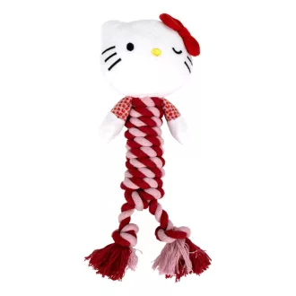 Hello Kitty Red sípoló kötél kutyajáték 30cm