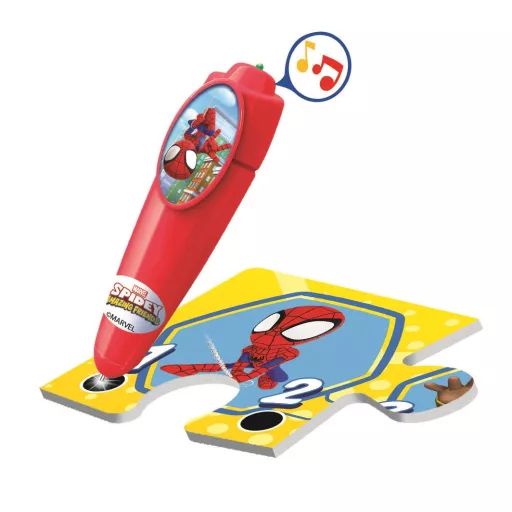 Pókember Spidey and Friends interaktív 24 db-os puzzle Clementoni