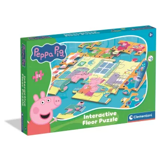Peppa malac Reading interaktív 24 db-os puzzle Clementoni