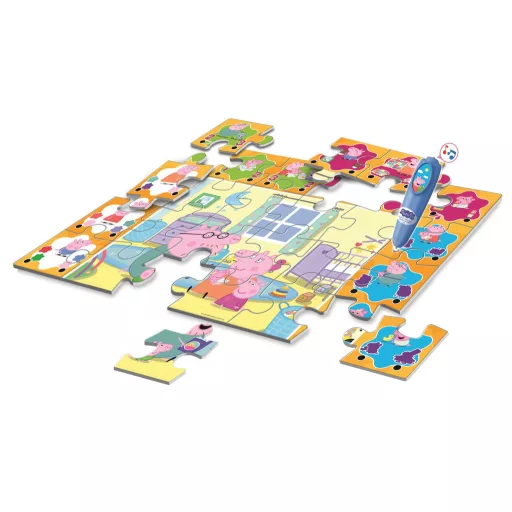 Peppa malac Reading interaktív 24 db-os puzzle Clementoni