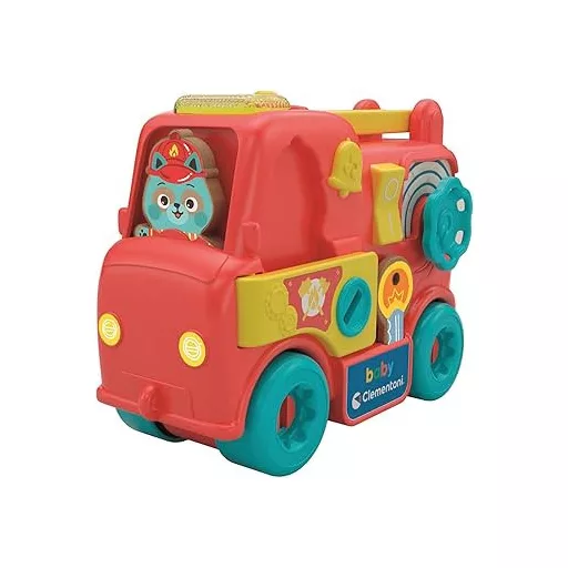 Tűzoltóautó Montessori baba játék Clementoni
