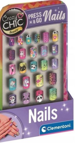 Crazy Chic Animals műköröm készlet Clementoni