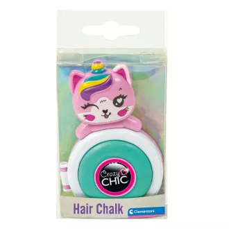 Crazy Chic Animal zöld hajszínező kréta Clementoni