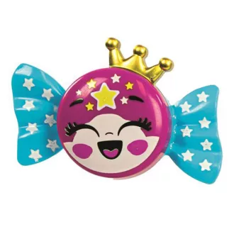   Crazy Chic White Star cukorka formájú szájfény Clementoni