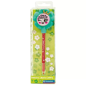   Crazy Chic Red Smile szemhéjpúder és szájkontúr ceruza Clementoni