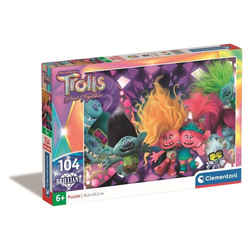 Trollok Band 104 db-os Brilliant puzzle Clementoni