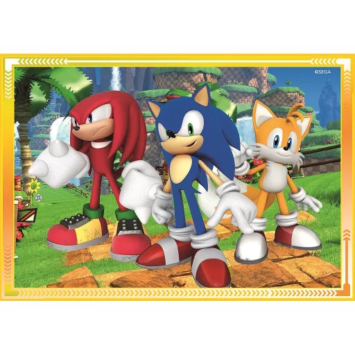 Sonic, a sündisznó Save the Day 4 az 1-ben puzzle Clementoni
