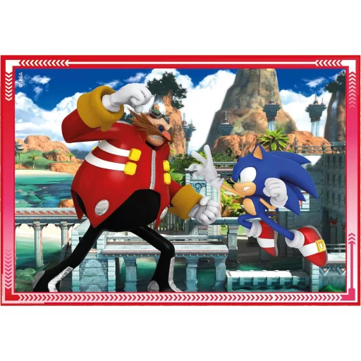 Sonic, a sündisznó Save the Day 4 az 1-ben puzzle Clementoni