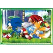 Sonic, a sündisznó Save the Day 4 az 1-ben puzzle Clementoni