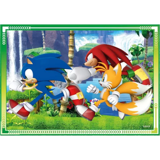 Sonic, a sündisznó Save the Day 4 az 1-ben puzzle Clementoni