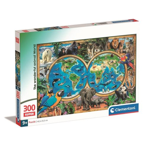 Állatvilág Wonderful World 300 db-os puzzle Clementoni