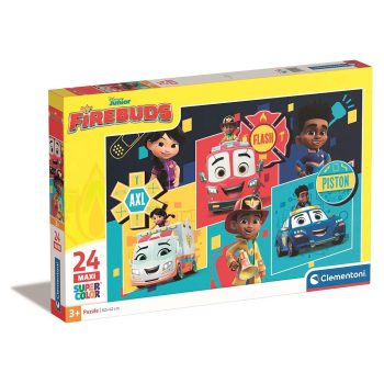   A mentőosztag Heroes and Wheels 24 db-os maxi puzzle Clementoni