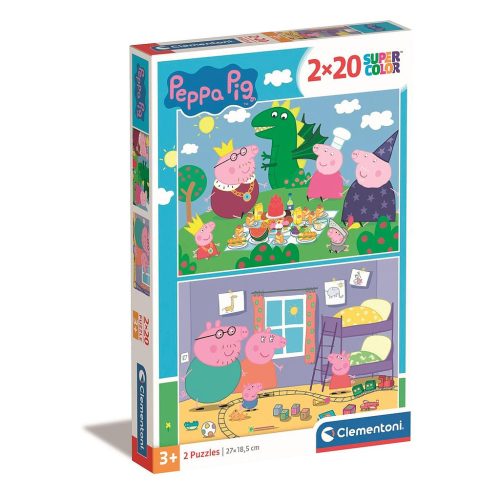 Peppa malac 2x20 db-os puzzle Clementoni