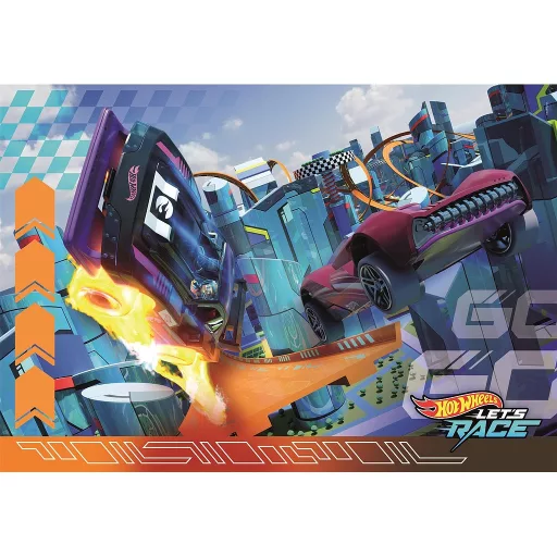 Hot Wheels Go 2x60 db-os puzzle Clementoni
