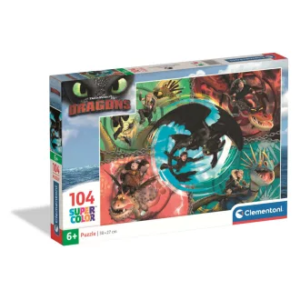   Így neveld a sárkányodat Friends 104 db-os puzzle Clementoni