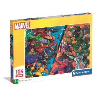 Marvel VS Villains 104 db-os puzzle Clementoni