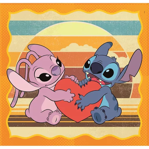 Disney Lilo és Stitch, A csillagkutya 3x48 db-os puzzle Clementoni
