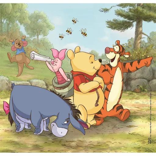 Disney Micimackó 3x48 db-os puzzle Clementoni