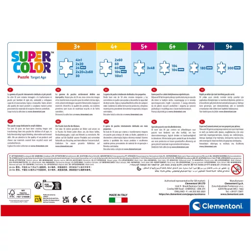 Zootropolis City Challenge 104 db-os puzzle Clementoni