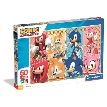 Sonic, a sündisznó 60 db-os maxi puzzle Clementoni