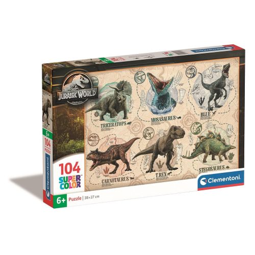 Jurassic World 104 db-os puzzle Clementoni