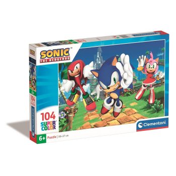 Sonic, a sündisznó 104 db-os puzzle Clementoni