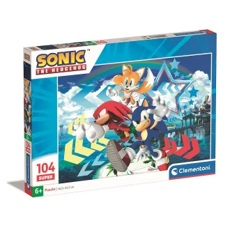 Sonic, a sündisznó Star 104 db-os puzzle Clementoni