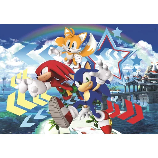 Sonic, a sündisznó Star 104 db-os puzzle Clementoni
