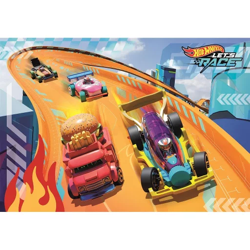 Hotwheels Fire Track 24 db-os maxi puzzle Clementoni