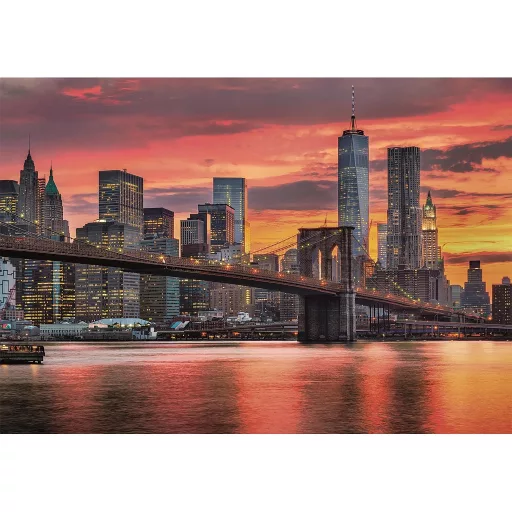 New York East River 1500 db-os Compact puzzle Clementoni