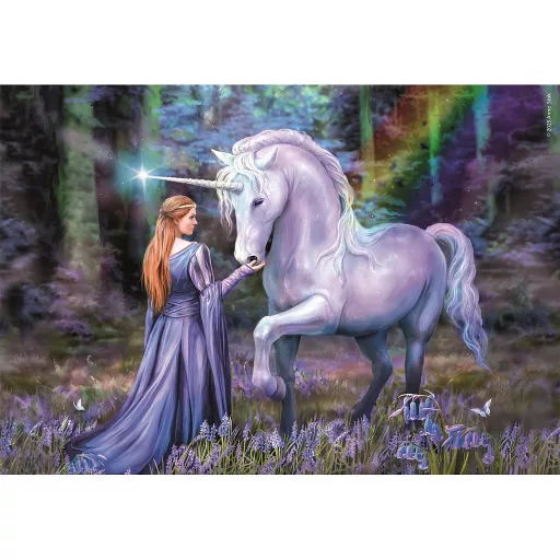 Anne Stokes Bluebell Wood 1500 db-os Compact puzzle Clementoni