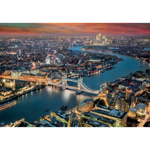 London Aerial View 2000db-os puzzle Clementoni