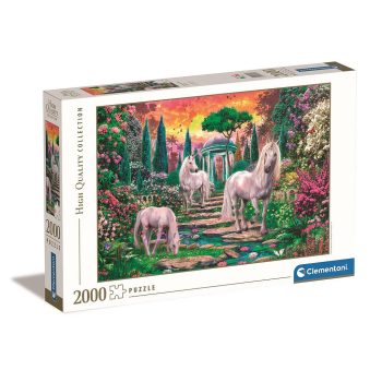 Unikornis Garden 2000 db-os puzzle Clementoni