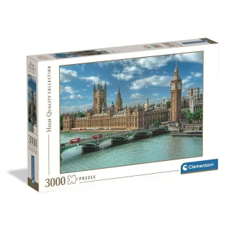 London The House of Parliament 3000 db-os puzzle Clementoni