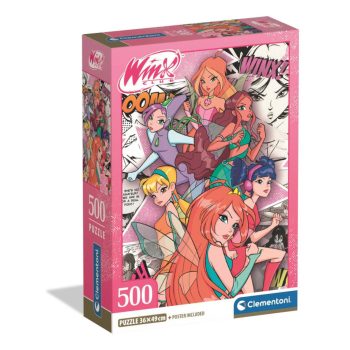 Winx Club Comic 500 db-os Compact puzzle Clementoni