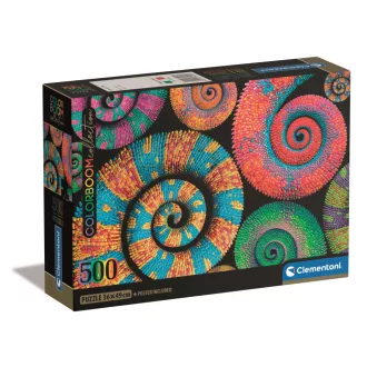 Színes Curly Tails 500 db-os Compact puzzle Clementoni