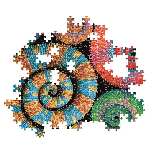 Színes Curly Tails 500 db-os Compact puzzle Clementoni