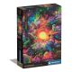 Színes dzsungel Psychedelic 500 db-os Compact puzzle Clementoni