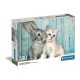 Állatos Cat & Bunny 500db-os puzzle Clementoni