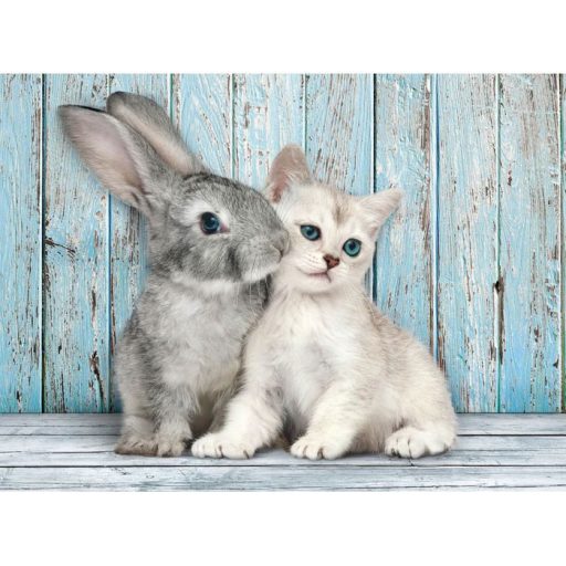 Állatos Cat & Bunny 500db-os puzzle Clementoni