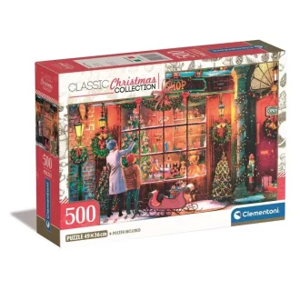 Karácsonyi Old Toy Shop 500db-os puzzle Clementoni
